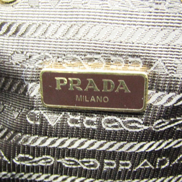 Prada Logo Jacquard Drawstring Bag Women's Leather,Jacquard Handbag,Shoulder ... - Picture 10 of 12